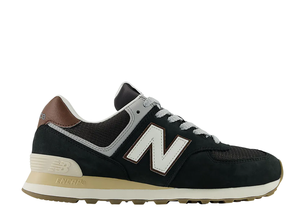 New Balance 574 "Brown/Dark Silver Metallic"