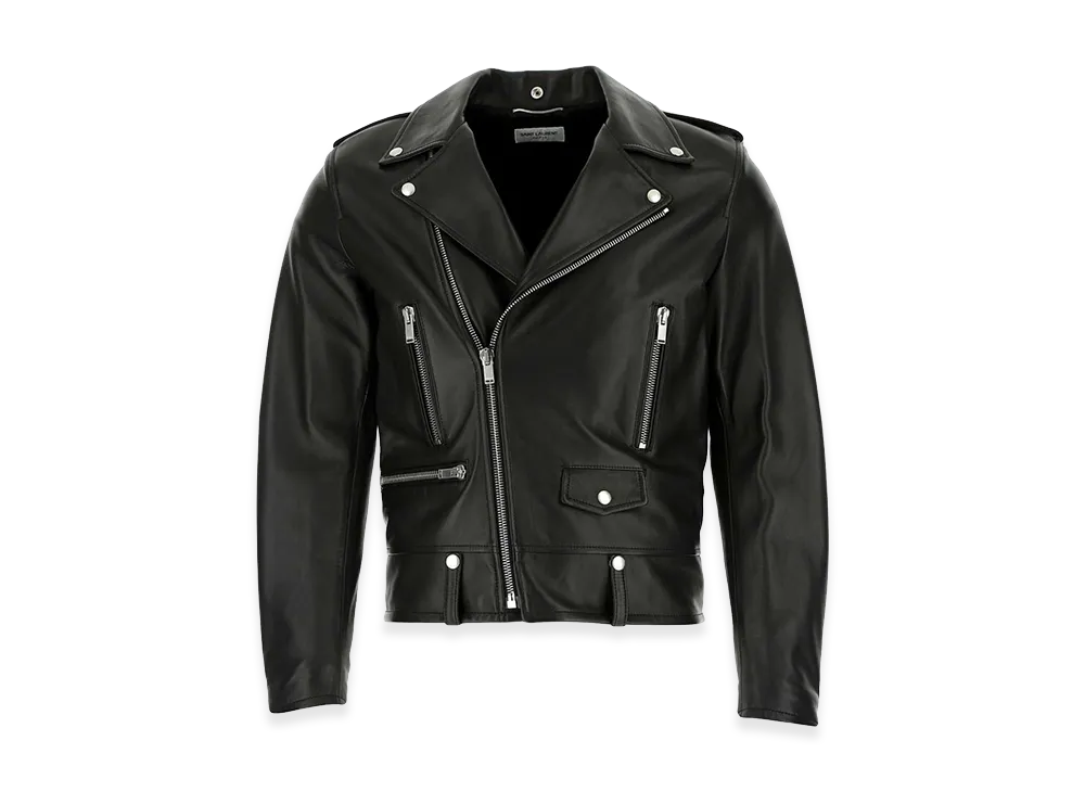 Saint Laurent Leather Jacket "Black"