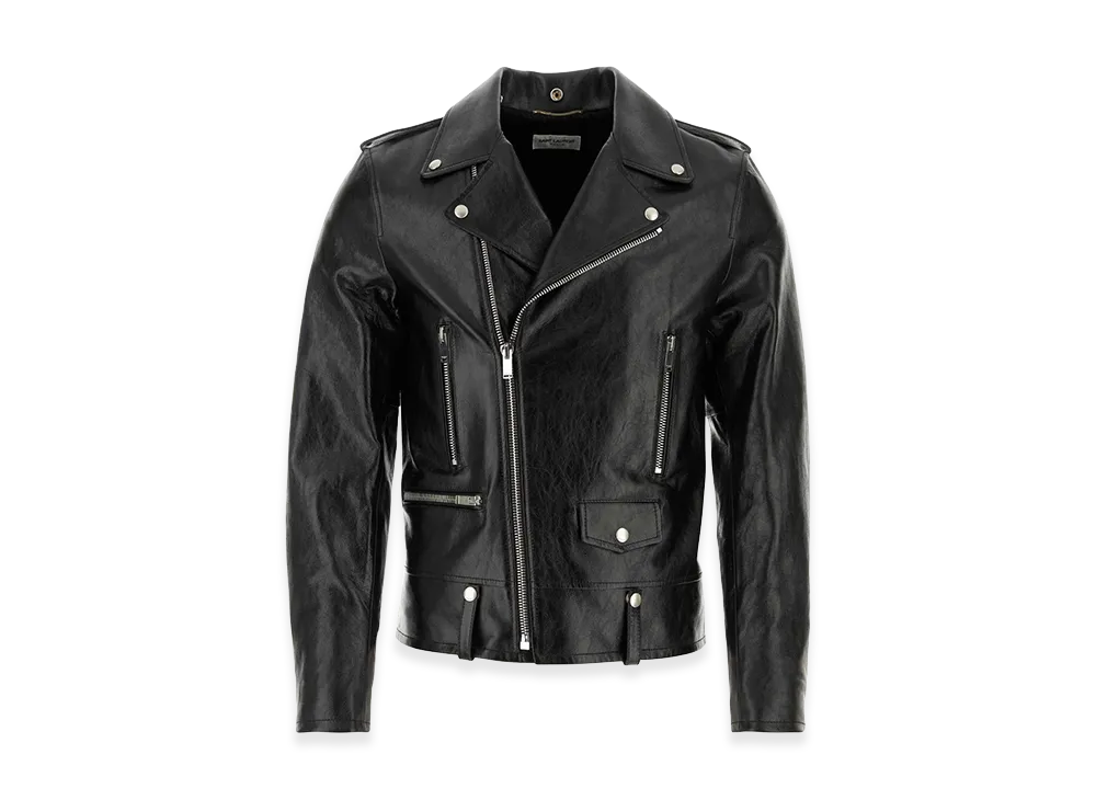 Saint Laurent Leather Jacket "Black"