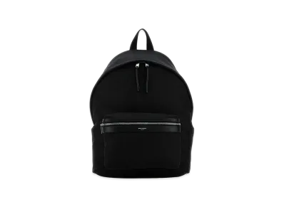 Saint Laurent Canvas City Backpack "Black"