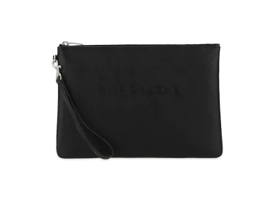 Saint Laurent Leather Clutch "Black"