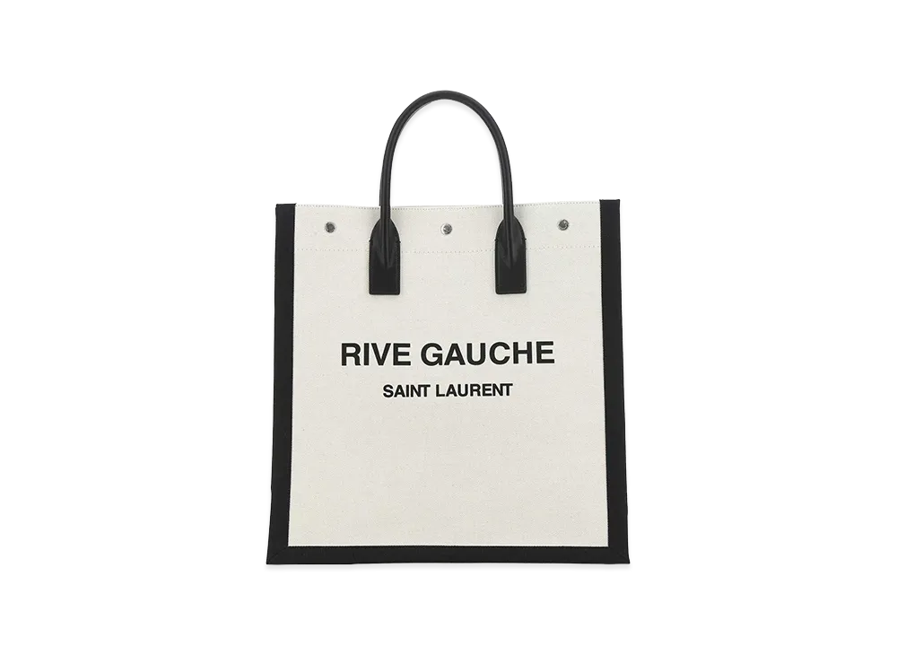 Saint Laurent Two-Tone Canvas Rive Gauche Shopping Bag "Multicoloured"