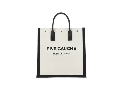 Saint Laurent Two-Tone Canvas Rive Gauche Shopping Bag "Multicoloured"