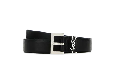 Saint Laurent Leather Belt "Black"