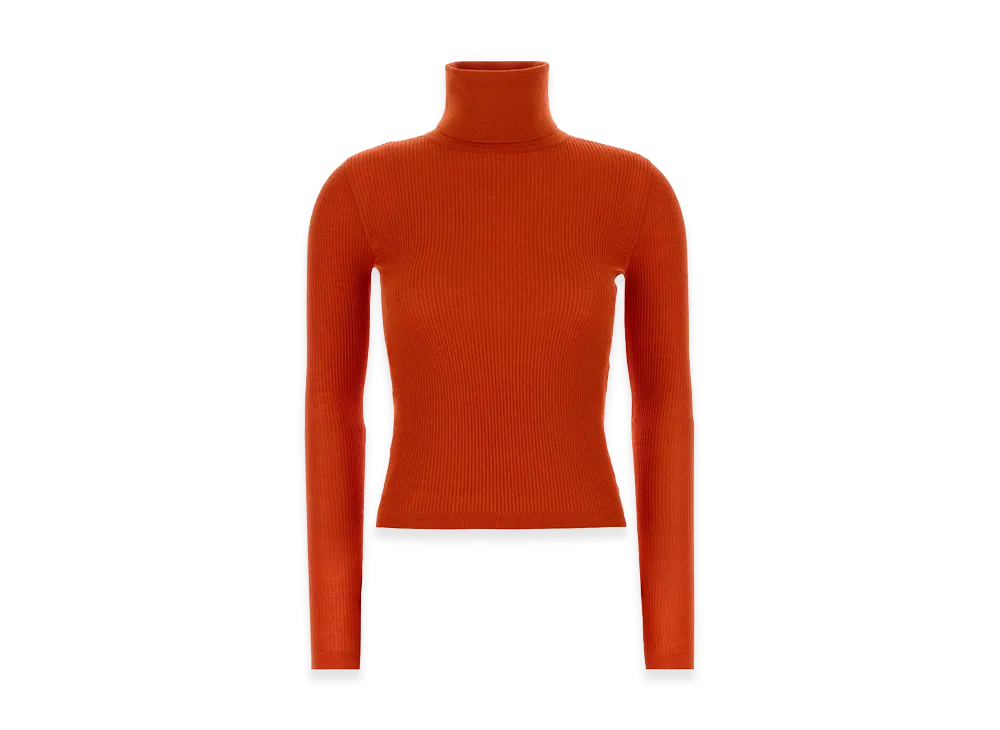 Saint Laurent Women's Cashmere Blend Sweater "Orange"
