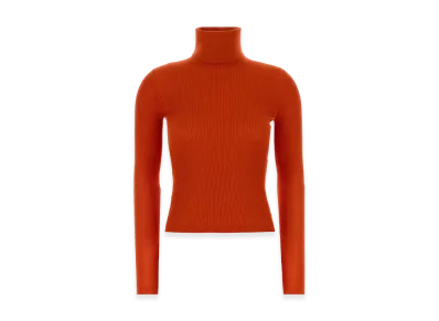 Saint Laurent Women's Cashmere Blend Sweater "Orange"