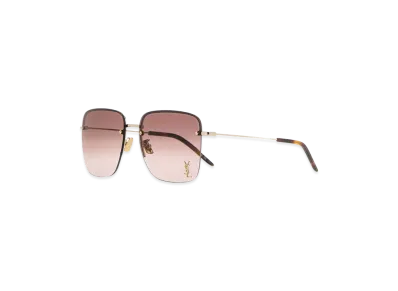 Saint Laurent Women's Metal SL 312 Sunglasses "Silver"