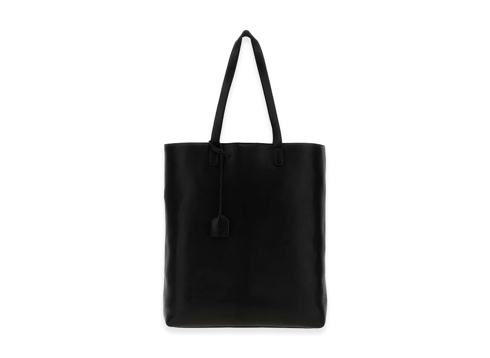 Saint Laurent Leather Shopping Bag "Black"