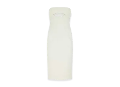 Saint Laurent Women's Viscose Dress "White"