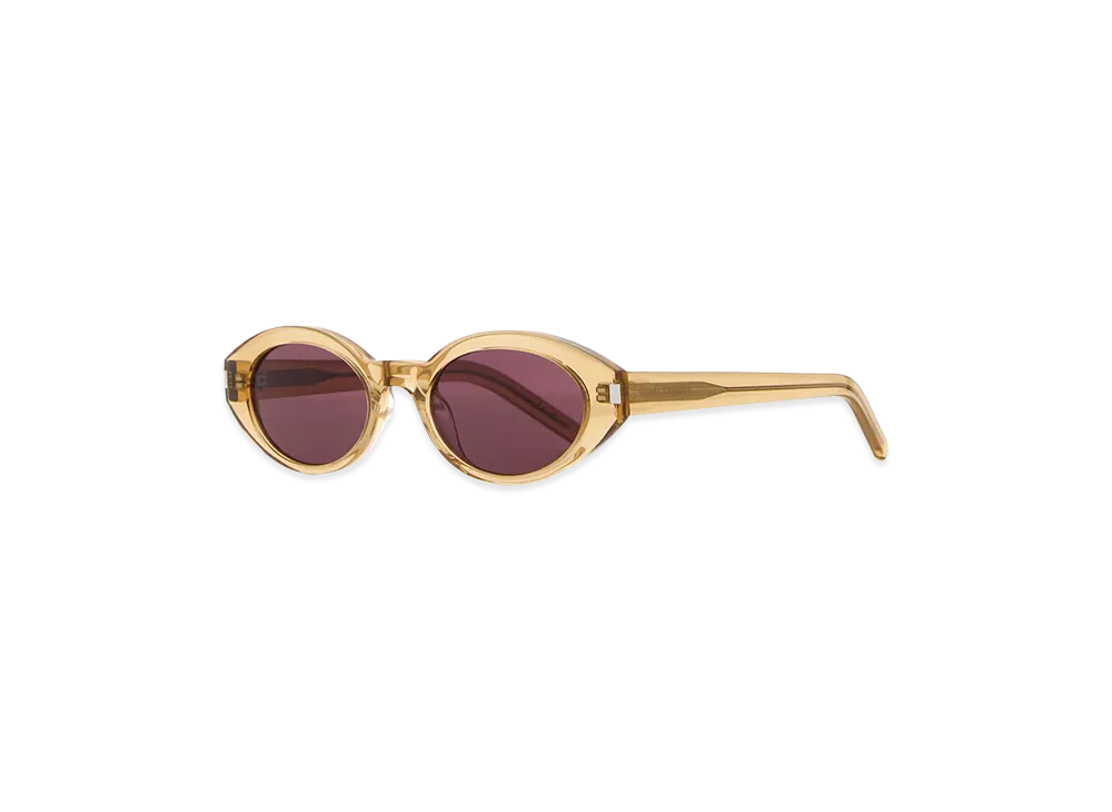 Saint Laurent Women's Beige Acetate SL 567 Sunglasses "Beige/Tan "