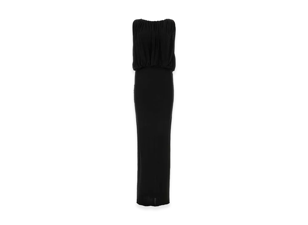 Saint Laurent Women's Jersey Long Dress "Black"