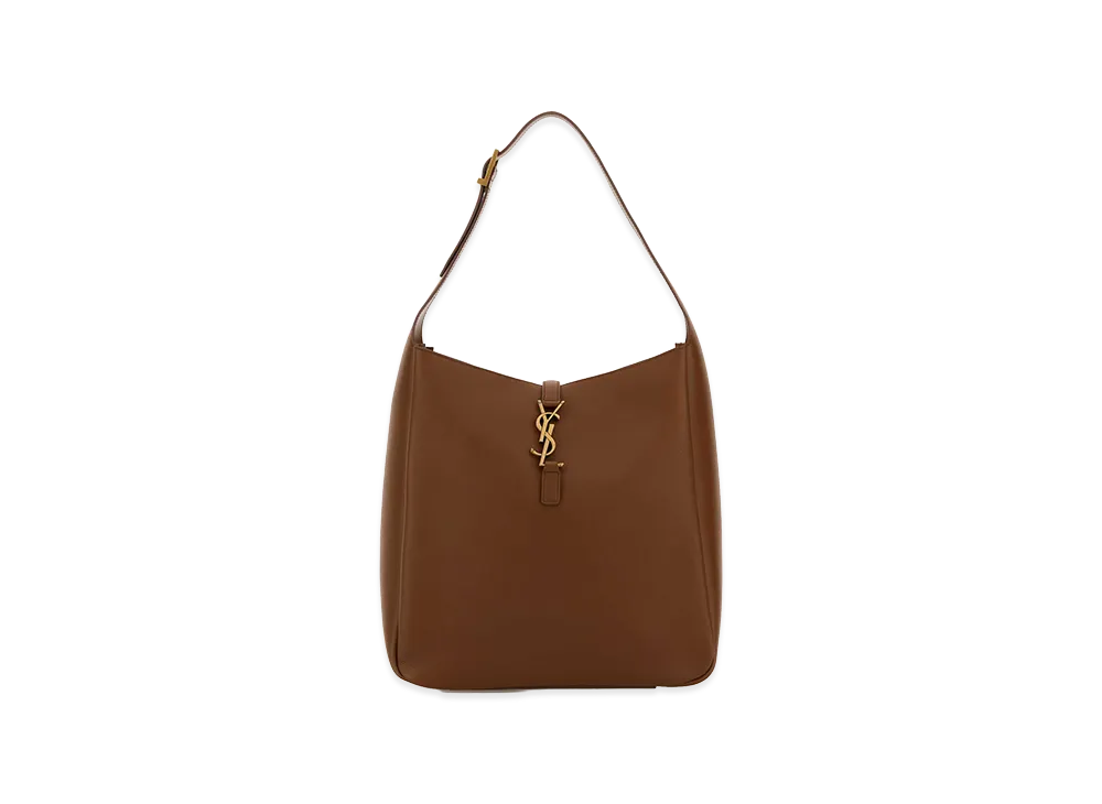 Saint Laurent Women's Caramel Leather Large Le 5 A 7 Shoulder Bag "Camel"