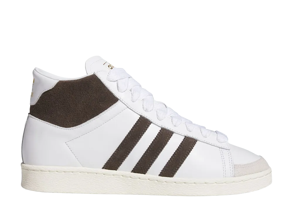 アディダス ジャバー ハイカット "クラウドホワイト/オーロラコーヒー"