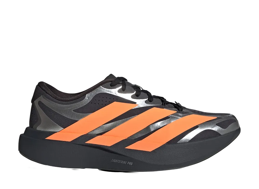 アディダス アディゼロ EVO SL EXO シューズ "カーボン/ルシッドオレンジ/シルバーメタリック"