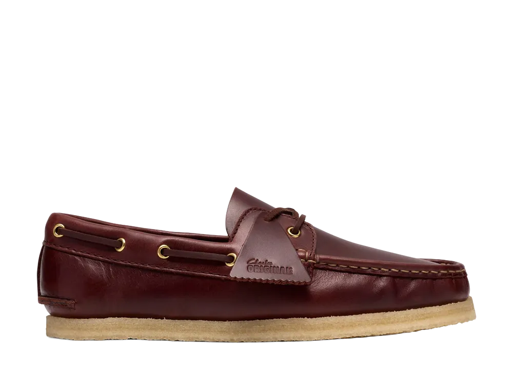 クラークス ゴッドニーボート "ブリティッシュタンレザー"