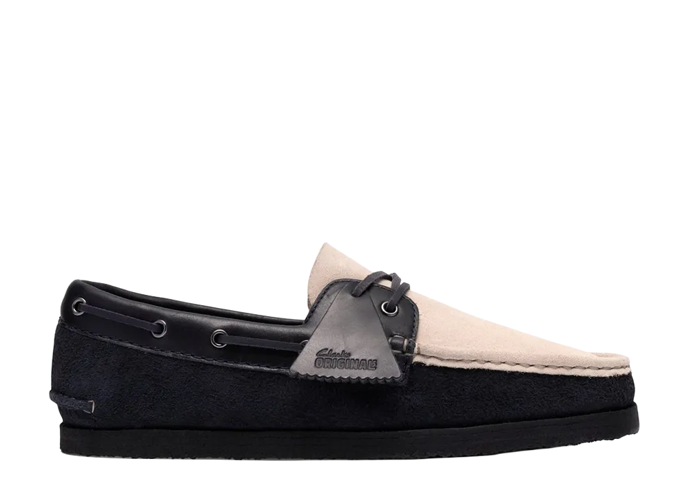 クラークス ゴッドニーボート "ネイビーコンビ"