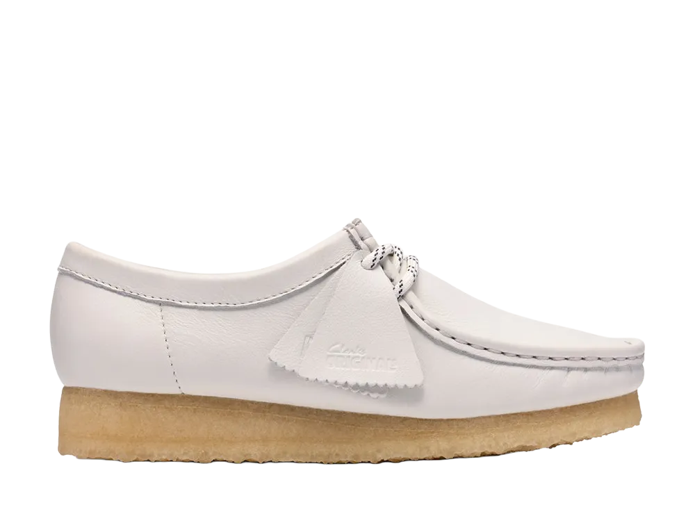 クラークス ウィメンズ ワラビー "ホワイトグレインドレザー"
