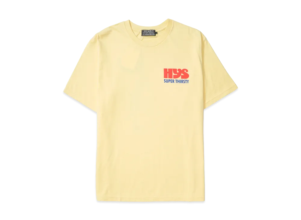 HYSTERIC GLAMOUR Fresh Juice Bar T-Shirt "Yellow"