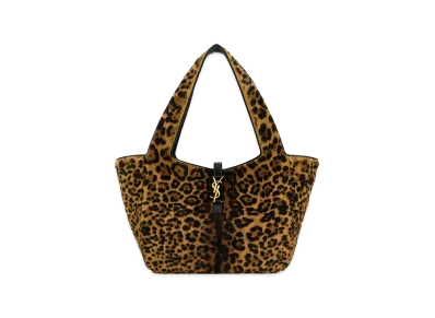 Saint Laurent Women's Calf Hair Bea Shopping Bag "Printed"