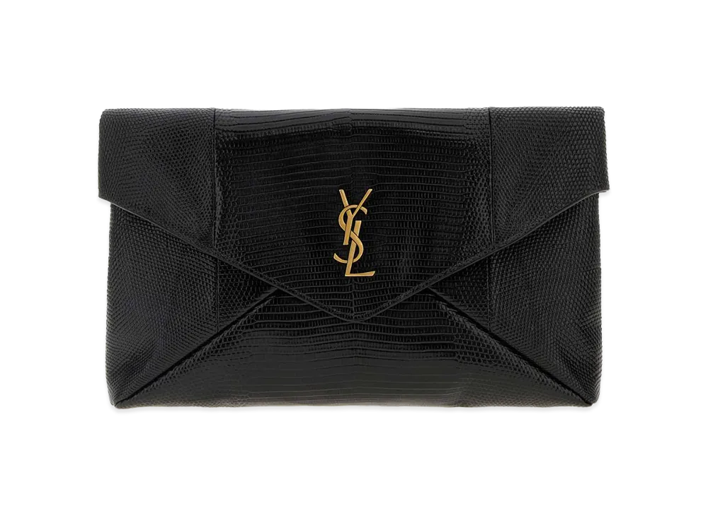 Saint Laurent Women's Leather Clutch "Black"