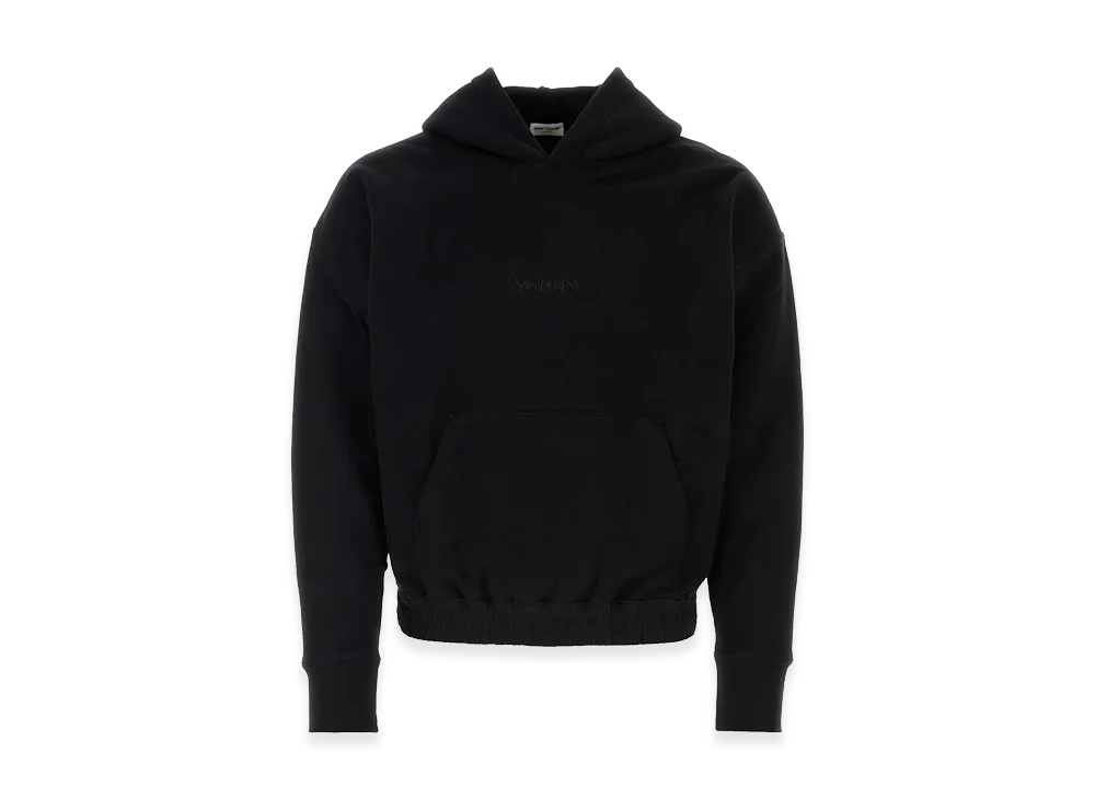 Saint Laurent Cotton Sweatshirt "Black"