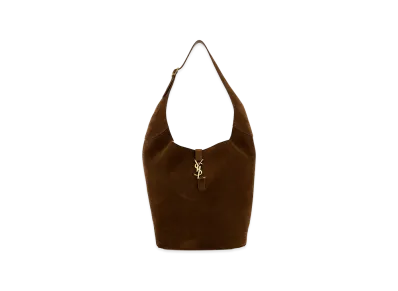 Saint Laurent Women's Suede Le 5 A 7 Shoulder Bag "Brown"