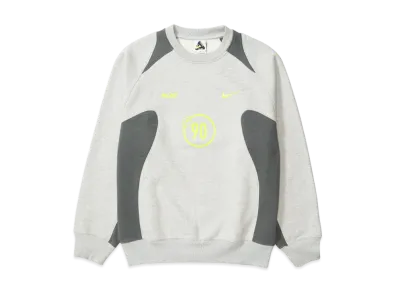 PALACE x Nike Total P90 Crew "Grey Marl"