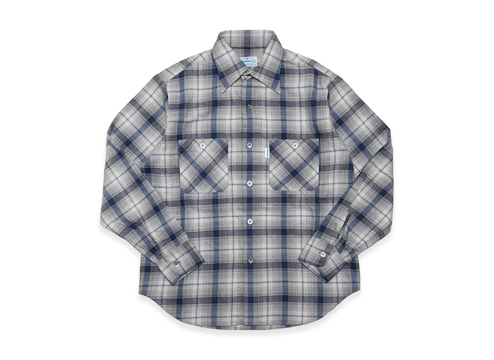 SubCulture Shadow Check Shirt "Gray/Blue"