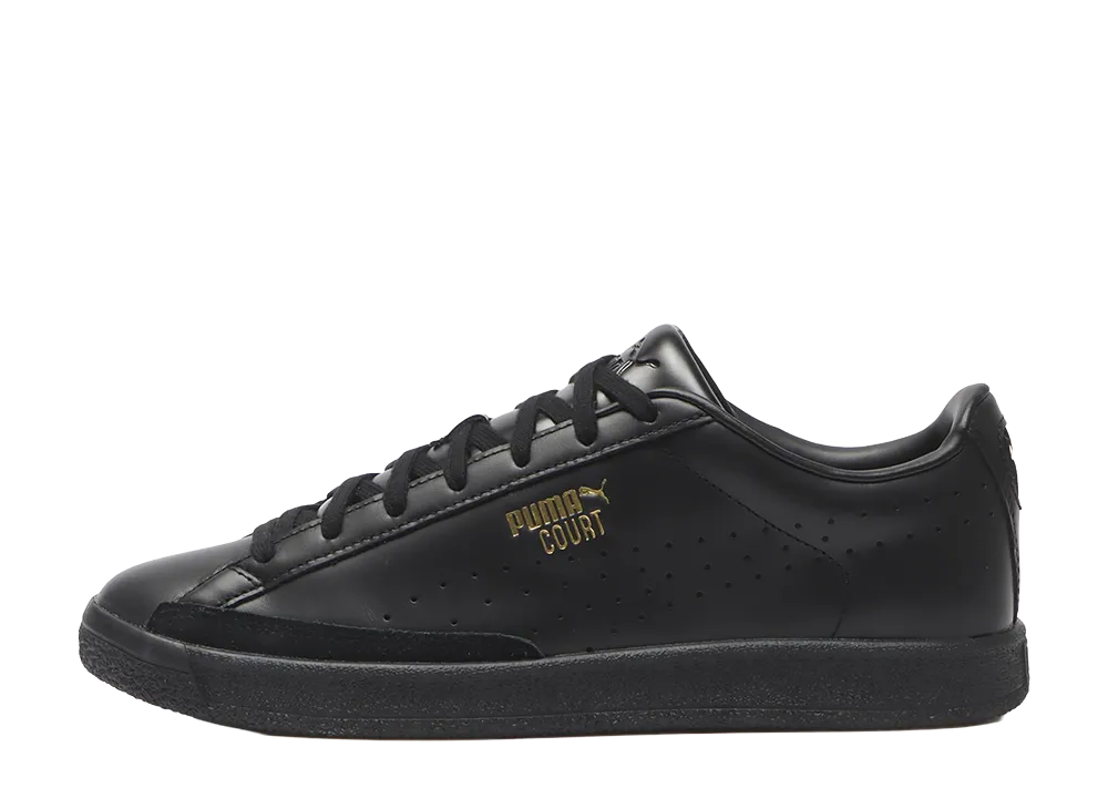 プーマ コート "プーマブラックプーマゴールド"