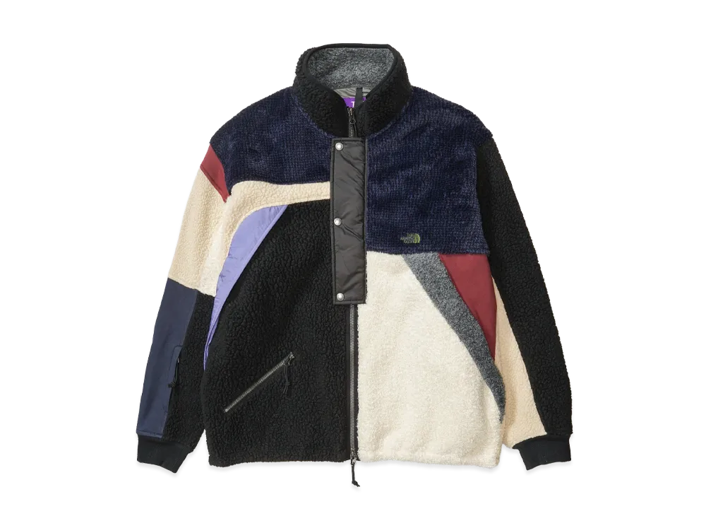 The North Face x nanamica RP Field Patchwork Fleece Jacket "Mix"
