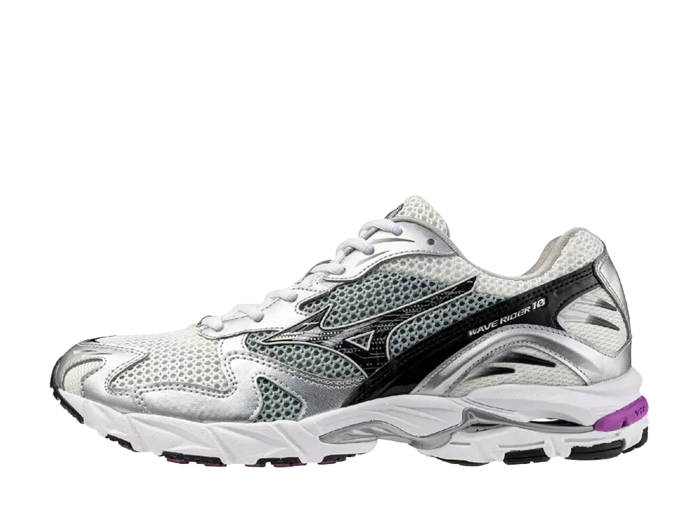ミズノ ウエーブライダー10 "ホワイト/ミント/シルバー" (エミエクスクルーシブ)