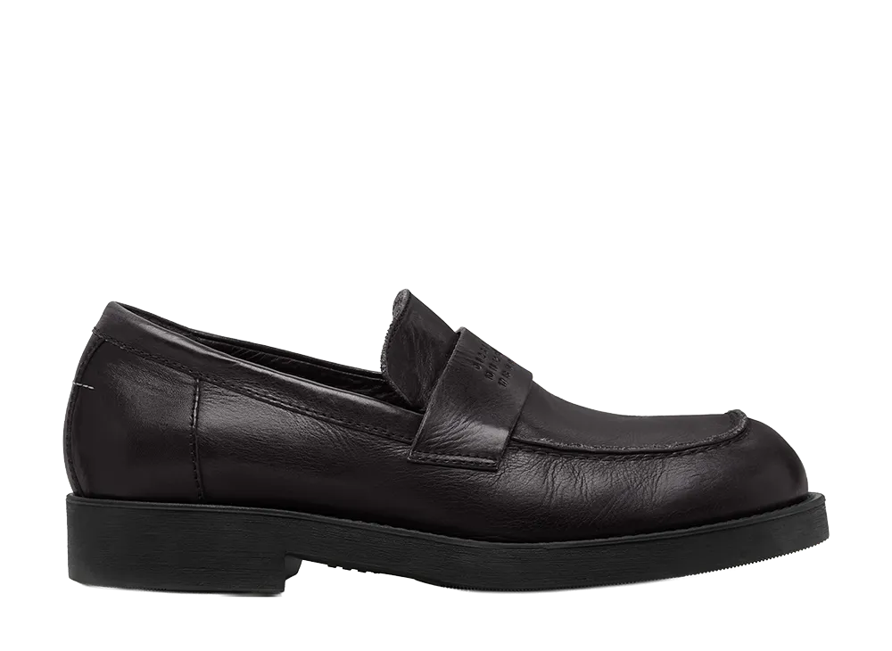 MM6 Maison Margiela Women's Margiela City Biker Loafers "Black"