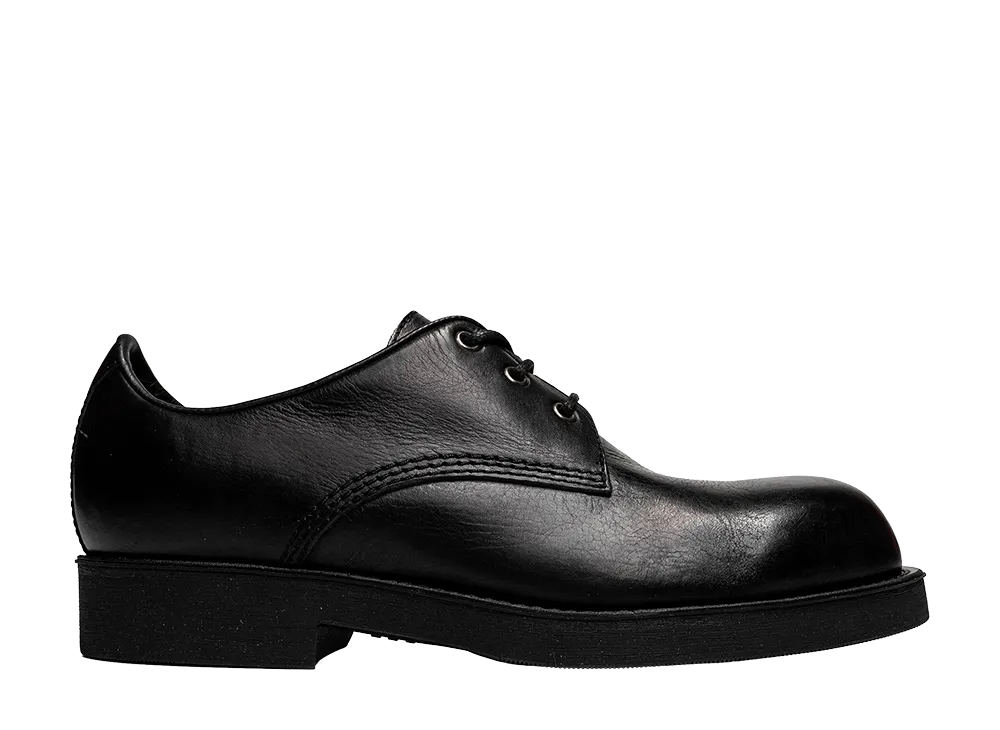 MM6 Maison Margiela Leather Derby Shoes "Black"