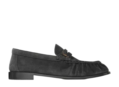 Saint Laurent Le Loafer Supple Suede "Mickey Grey"