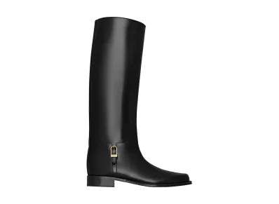 Saint Laurent Women's Julia Boots Smooth Leather "Black"