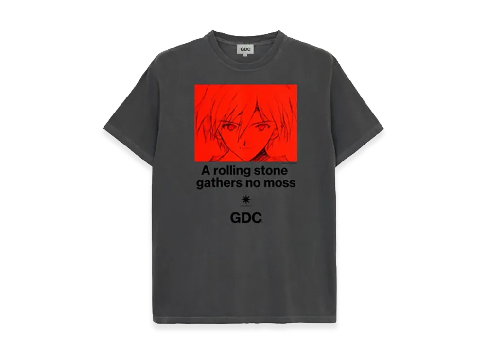 GDC x Neon Genesis Evangelion Kaworu Nagisa Tee "Charcoal"