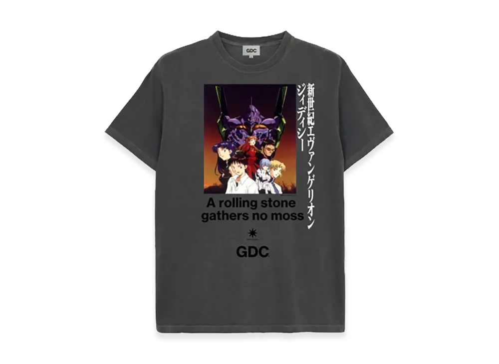 GDC x Neon Genesis Evangelion Main Visual Tee "Charcoal"