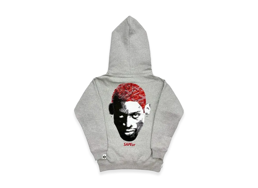 SAPEur Kid's Chess Head-Year Of The Horse- Hoodie "Gray"