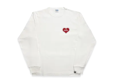 SAPEur Youth Cherish & Co.Heart L/S Tee "White"