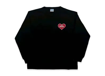 SAPEur Kid's Cherish & Co.Heart L/S Tee "Black"