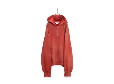 ANCELLM Light Loop Zip Hoodie "Red"