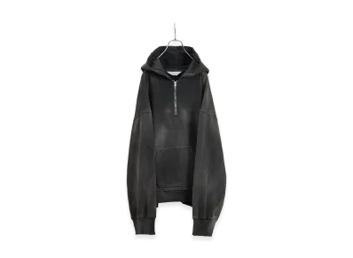 ANCELLM Light Loop Zip Hoodie "Black"