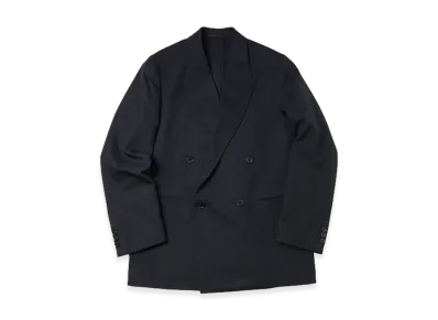 A.PRESSE Wool Double Breasted Jacket "Navy"