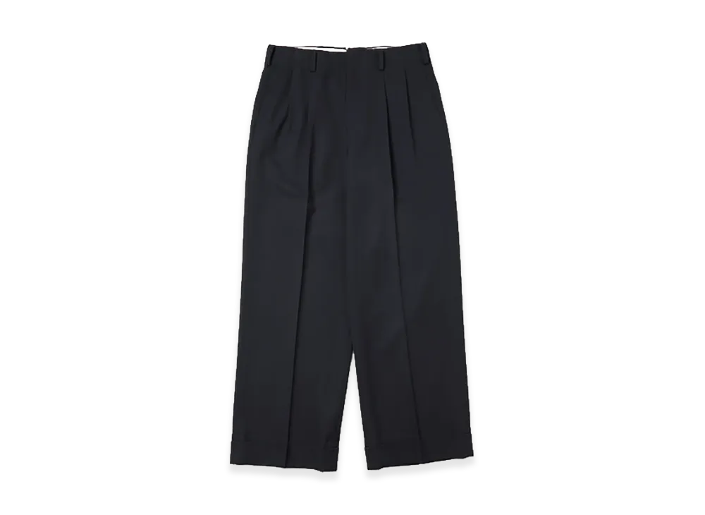 A.PRESSE Wool Wide Tapered Trousers 