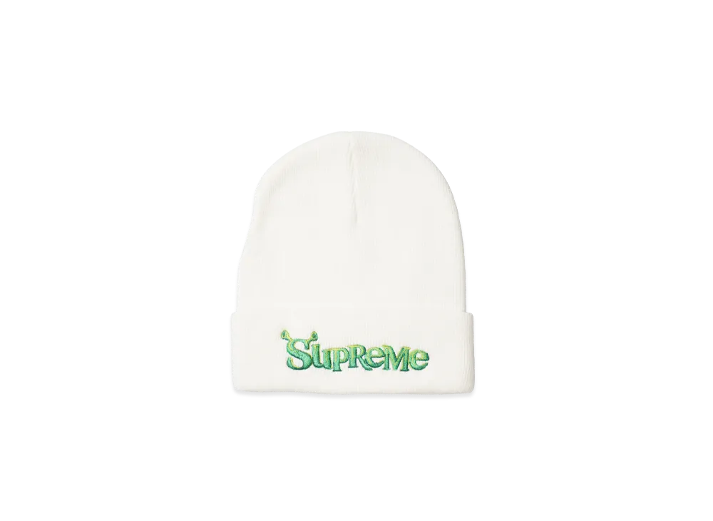 Supreme Shrek Beanie "White"