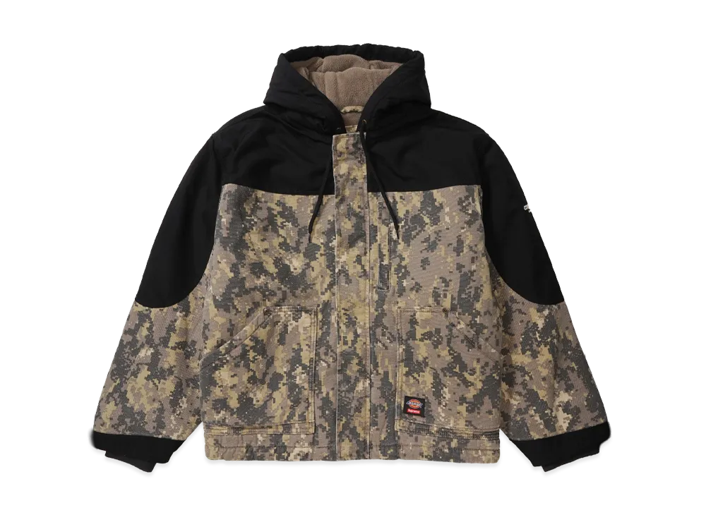 シュプリーム x ディッキーズ コーデュラ フード ワーク ジャケット "デジ カモ"
