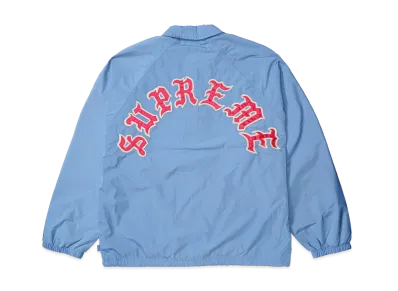 Supreme Old English Arc Coaches Jacket "Light Blue"