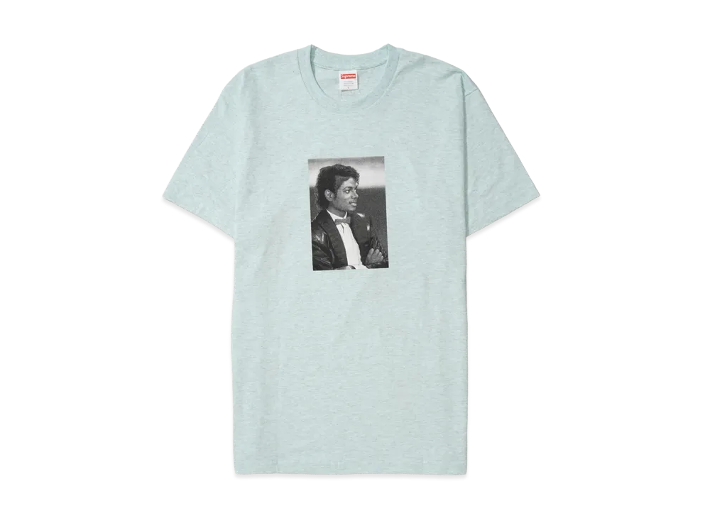 シュプリーム マイケル ジャクソン Tシャツ "ヘザー ターコイズ"