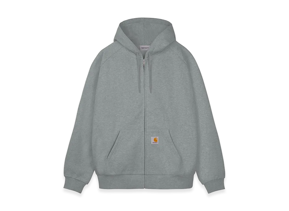 Carhartt WIP Hooded Square Label Jacket "Grey Heather"