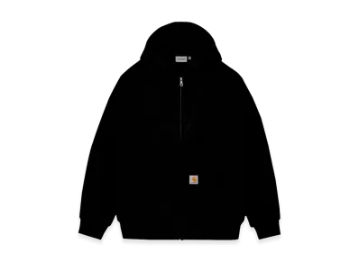 Carhartt WIP Hooded Square Label Jacket "Black"